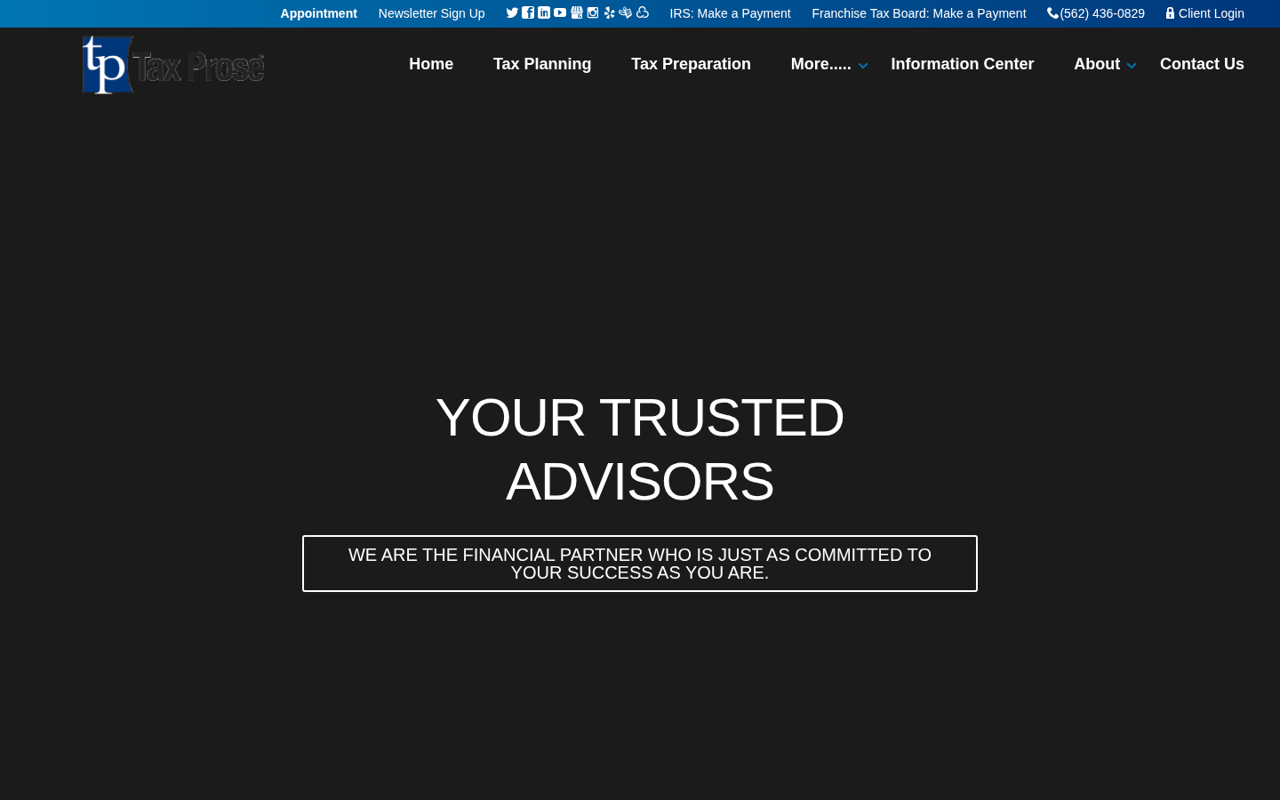 Archived 2022 Tax Prose homepage