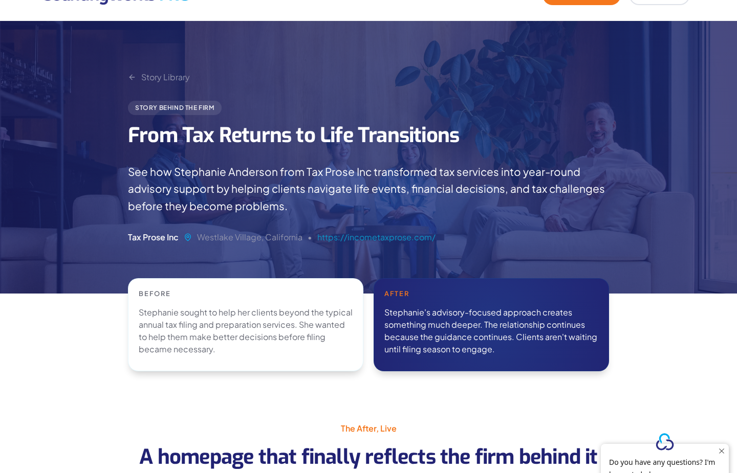 CountingWorks PRO feature explaining the Tax Prose transformation